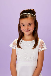 Flora Tiara Diamante Headband