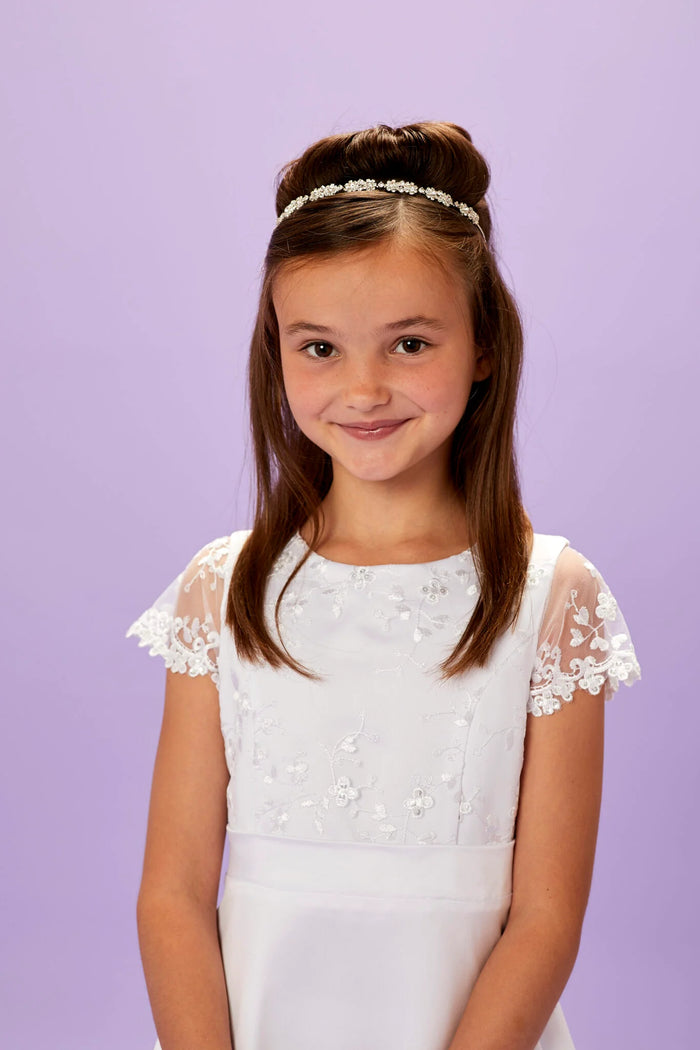 Flora Tiara Diamante Headband