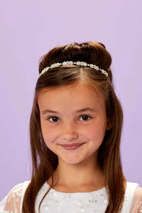 Flora Tiara Diamante Headband