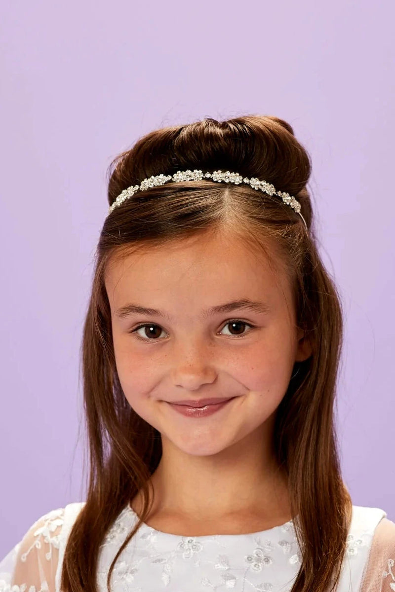 Flora Tiara Diamante Headband