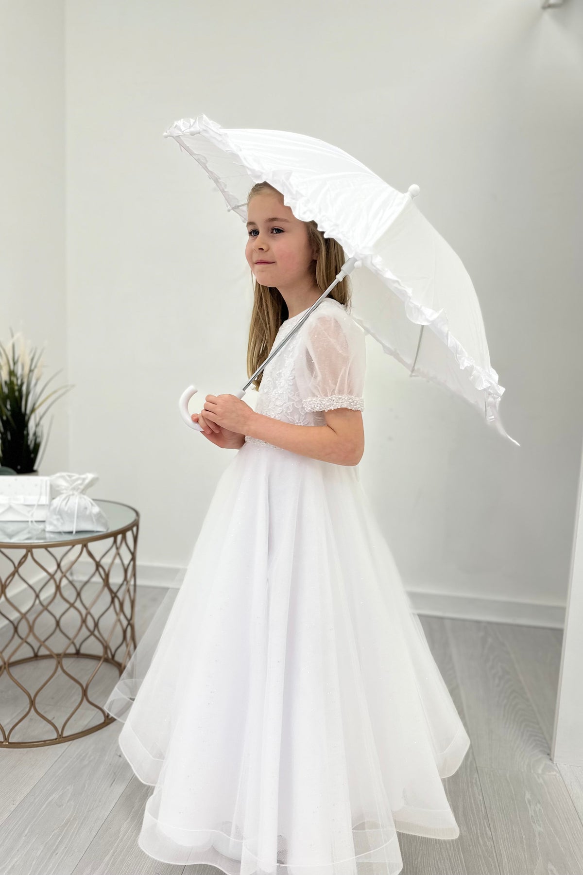 White Parasol